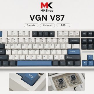 Bàn Phím Cơ VGN V87 3 Mode (Cũ) - Mạch Xuôi, Switch VGN Silver | MKShop