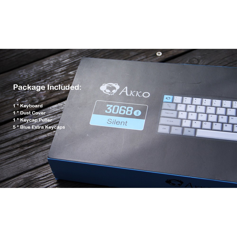 Bàn phím cơ Akko 3068 - Phím cơ Mini Bluetooth Dual Mode - Ảnh 8
