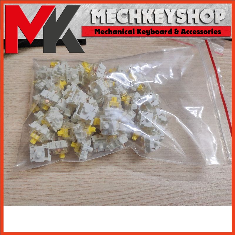 Combo 68 công tắc switch Gateron Yellow Pro 3 pin cho bàn phím cơ - Ảnh 5