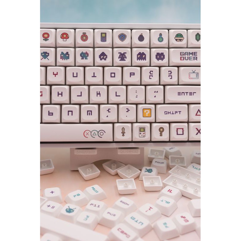 Bộ keycap Gamer First Blood 179 phím PBT in dye sub - Ảnh 8