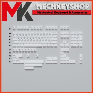 Bộ nút keycap song ngữ BOW Thick PBT Cherry Profile cho bàn phím cơ