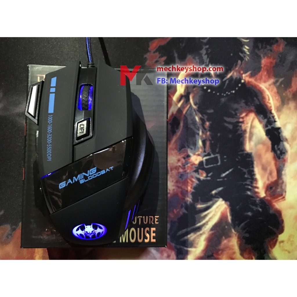 Xả hàng Chuột game Blood Bat 5500 DPI - Ảnh 2