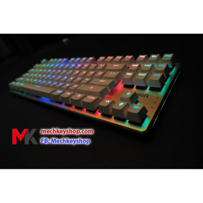 Bàn phím cơ Fuhlen SM681R, blue switch, led RGB, có driver hỗ trợ, led gầm