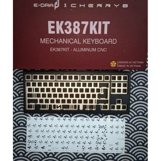 Bộ kit bàn phím cơ Edra x CherryB EK387 Aluminium (Neo87) Đen WKL