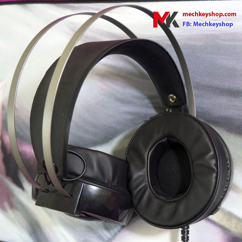 Tai nghe game có mic, led SW9900R - Bass mạnh - Bảo hành 1 năm - Ảnh 4