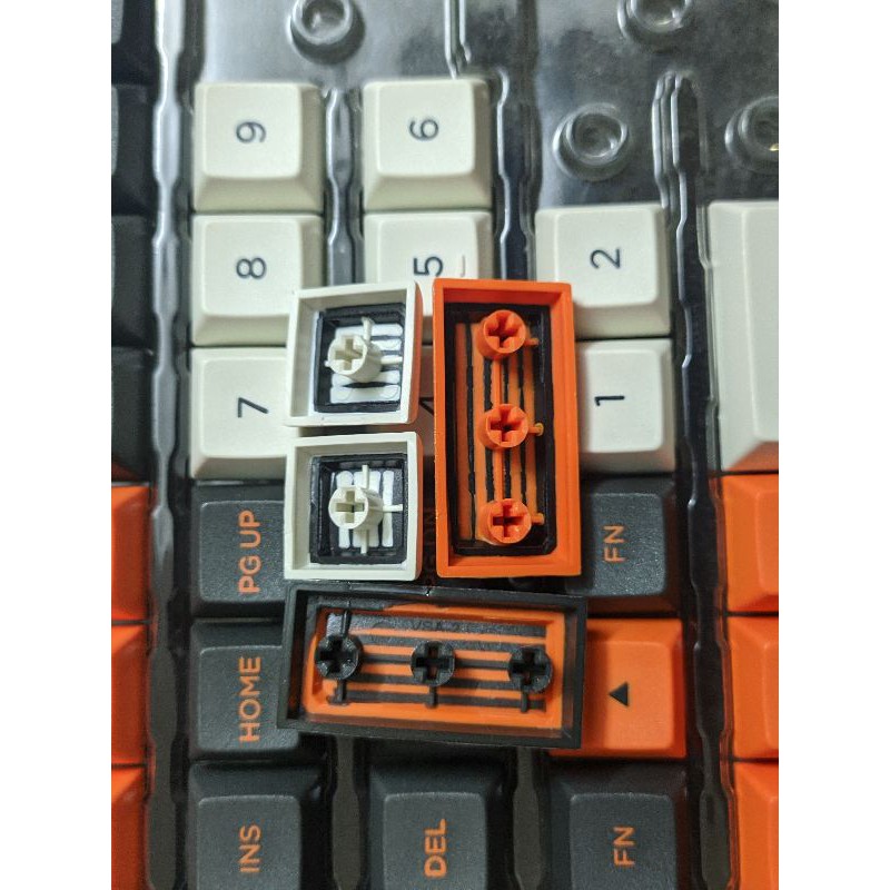 Bộ keycap Carbon PBT Double Shot DSA profile - Ảnh 7