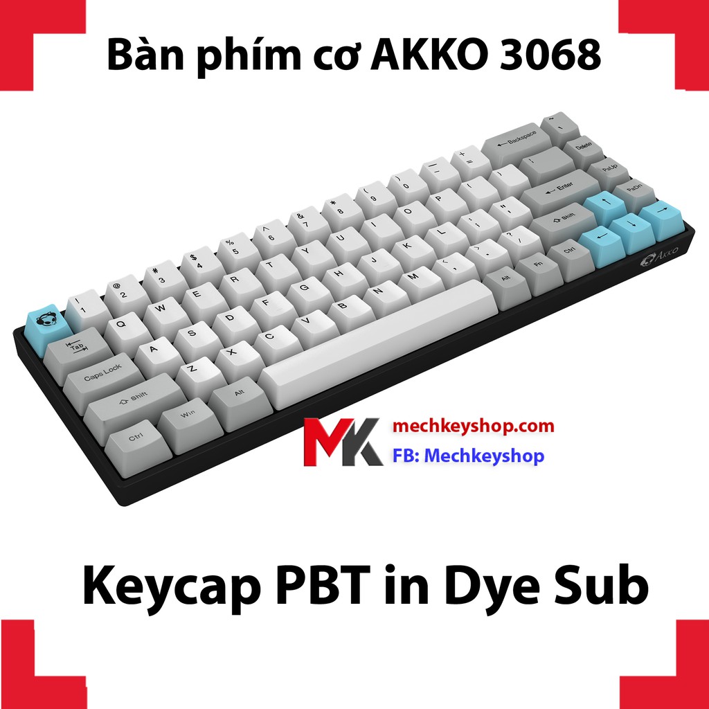 Bàn phím cơ Akko 3068 - Phím cơ Mini Bluetooth Dual Mode - Ảnh 4