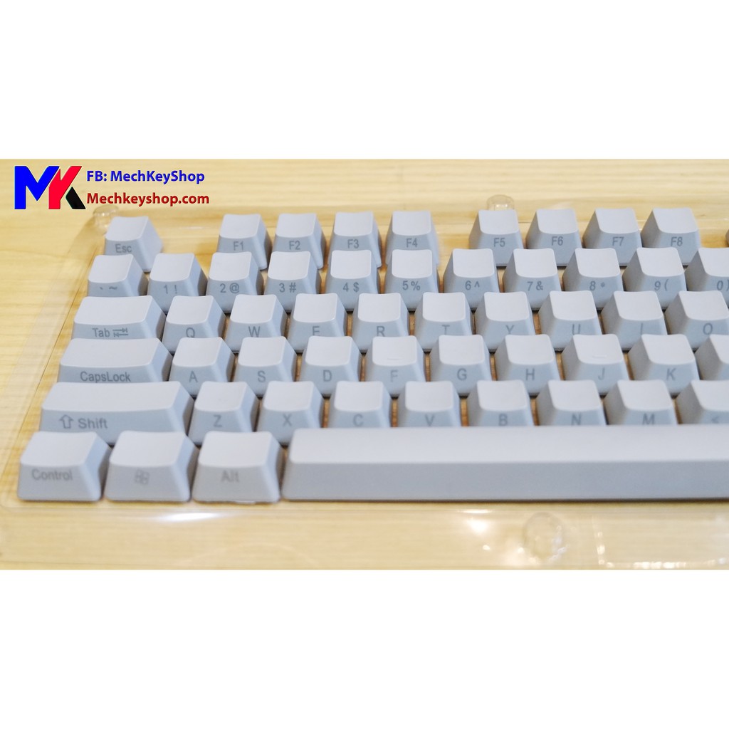Bộ keycap 108 phím Thick PBT, Grey NINJA - Ảnh 2