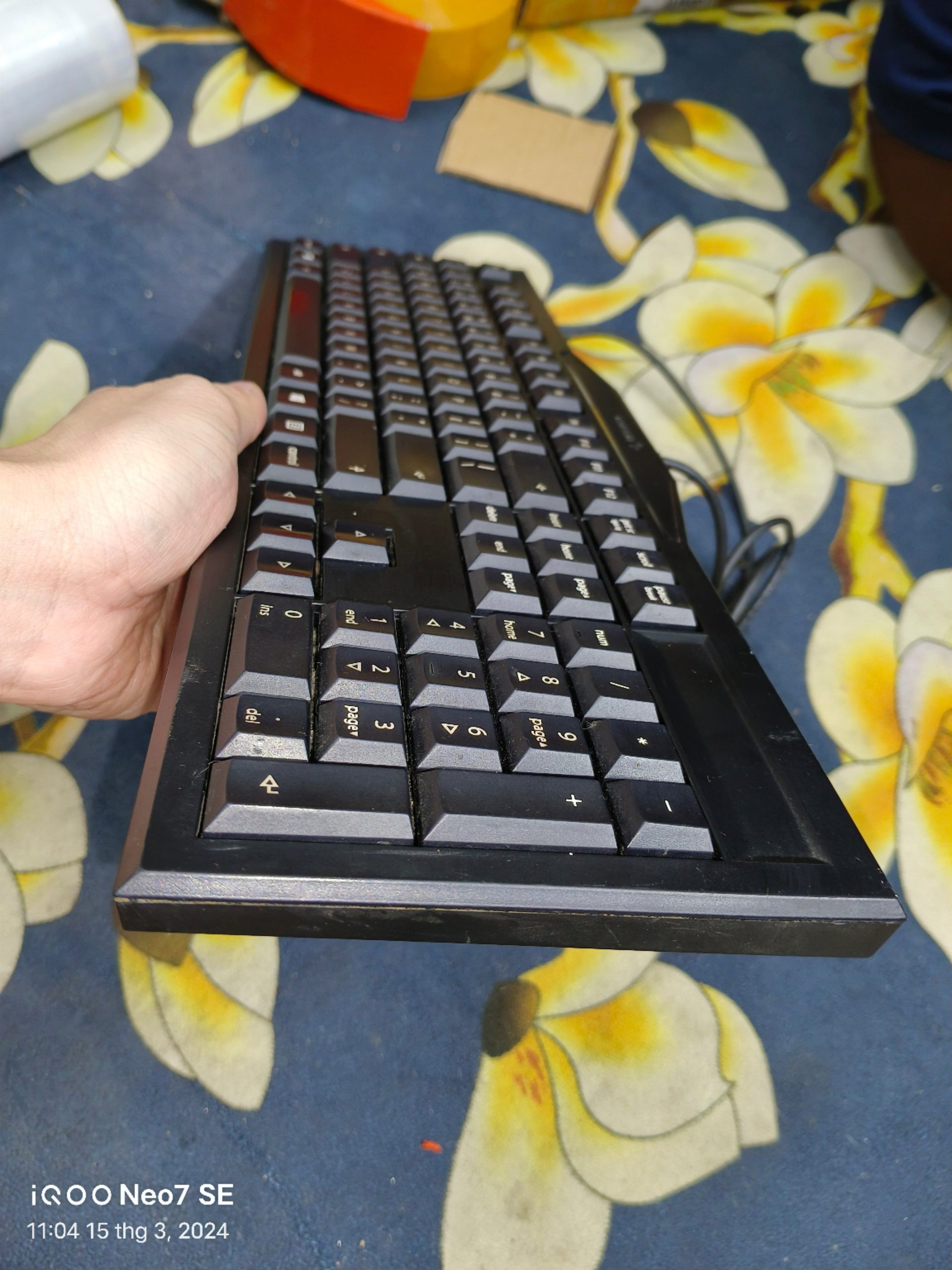 Bàn phím cơ Cherry G80-3800LUAEU-2 /13 - Switch Cherry Black - Hàng cũ - Ảnh 7