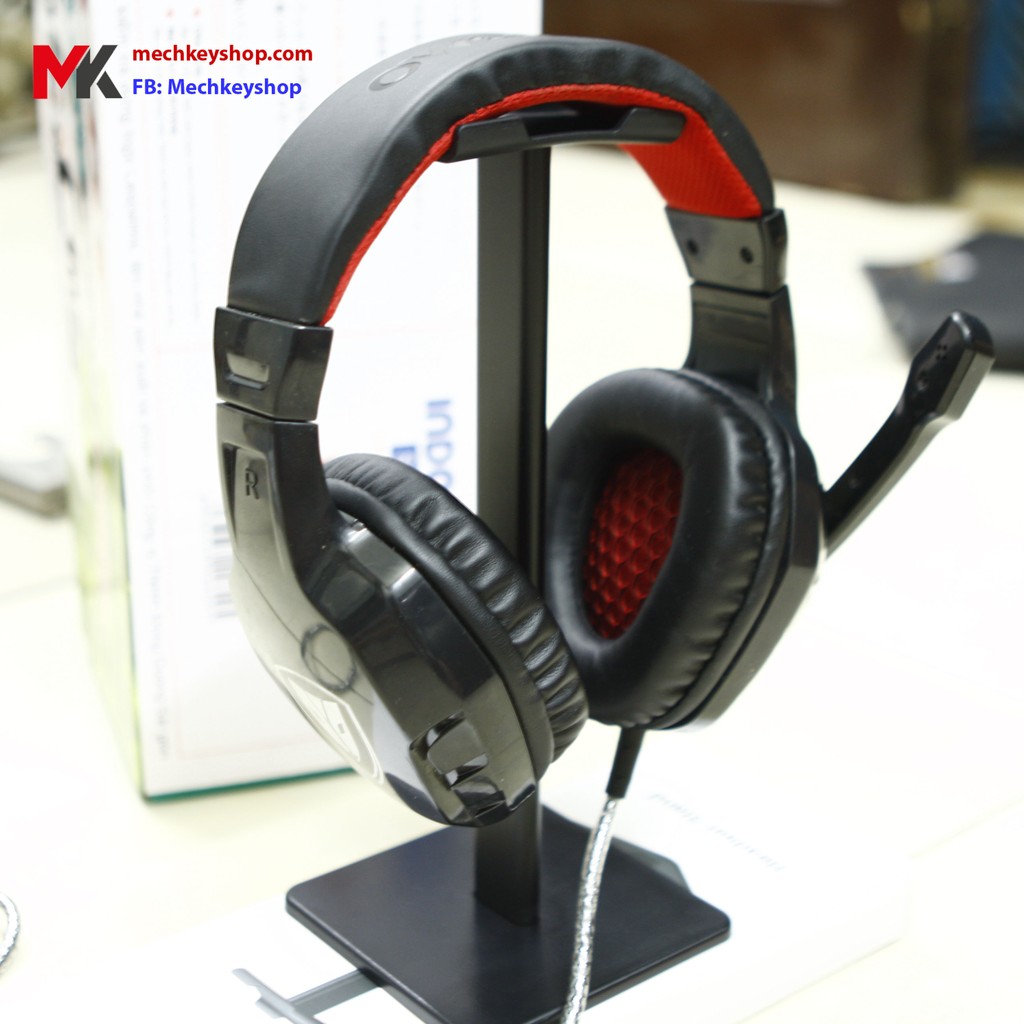 Giá đỡ tai nghe, thân nhôm đen - Ảnh 2