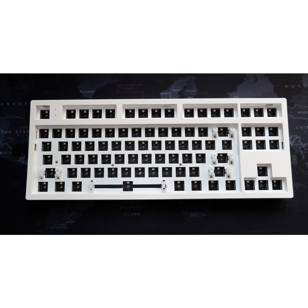 Bộ kit bàn phím cơ Keycool KC87 3 chế độ kết nối, mạch hotswap xuôi, RGB GZ87 M3 - Ảnh 9
