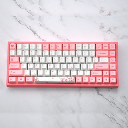Bàn phím cơ Keycool KC84 2019 - Sakura PBT Sublimation