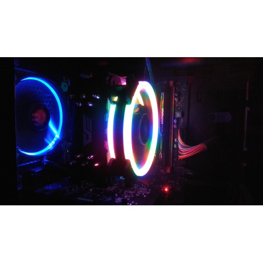 Quạt Tản Nhiệt CPU Aigo L5 - 5 Ống Đồng - Tương Thích Intel: LGA 2011/115X/775/1366 AMD: AM2+/AM3+/AM4 - Ảnh 3