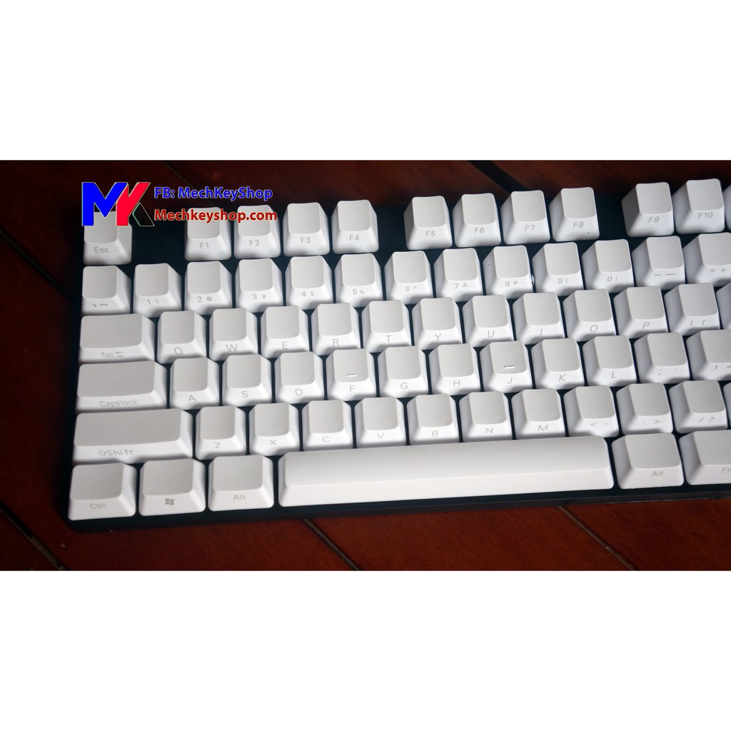 Bộ keycap 108 phím Thick PBT, WHITE NINJA - Ảnh 8
