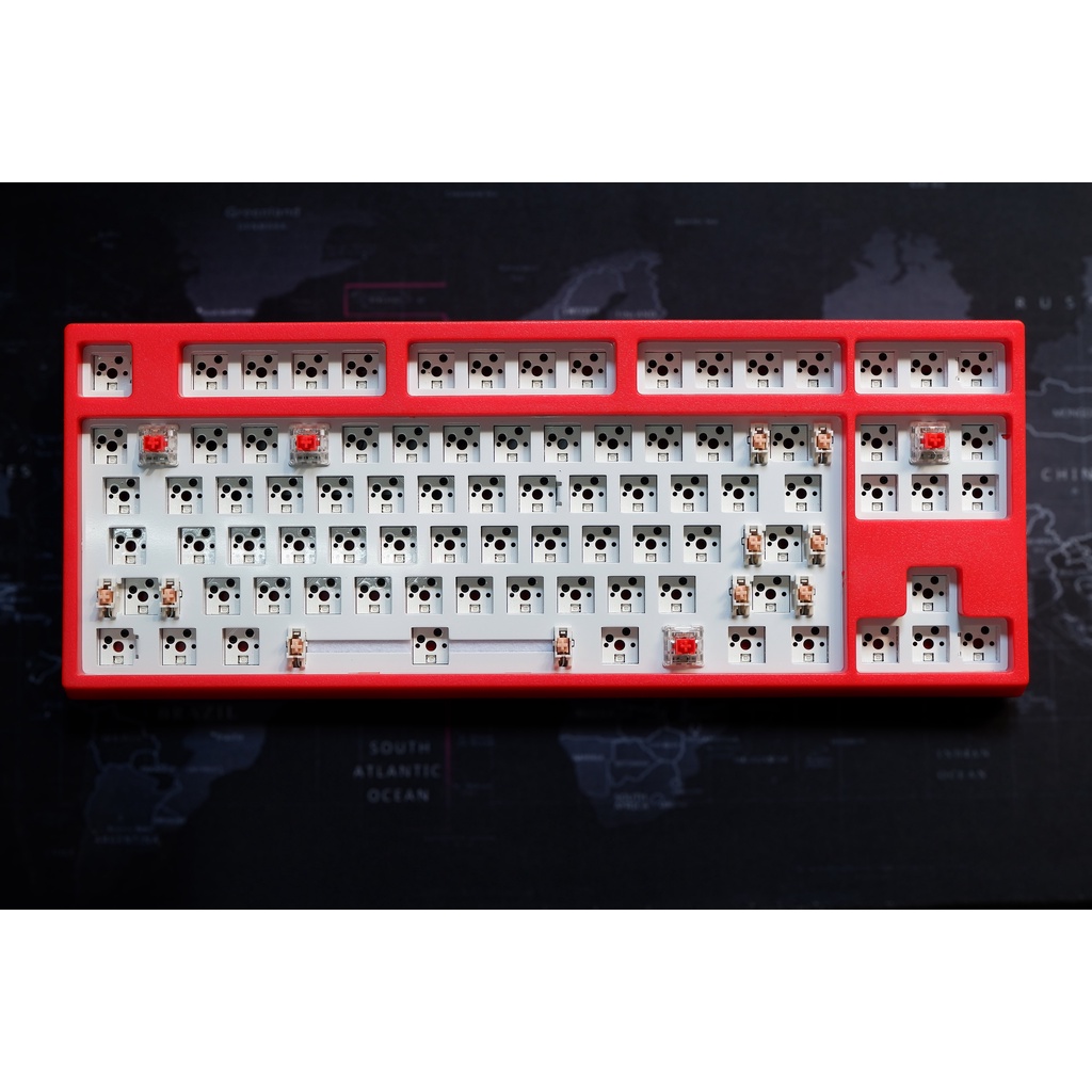 Bộ kit bàn phím cơ Keycool KC87 3 chế độ kết nối, mạch hotswap xuôi, RGB GZ87 M3 - Ảnh 10