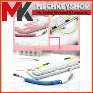 Dây Cáp Custom Bàn Phím Cơ Ajazz Cable AL60, dây xoắn 3 đoạn tháo rời