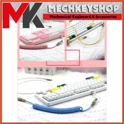 Dây Cáp Custom Bàn Phím Cơ Ajazz Cable AL60, dây xoắn 3 đoạn tháo rời
