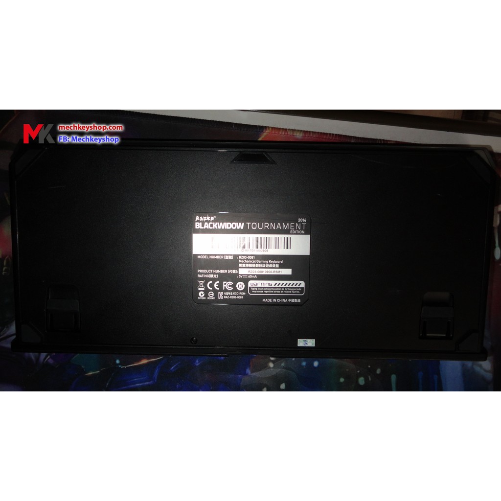 Bàn phím cơ Razer Blackwidow Tournament 2014 90% - Ảnh 2