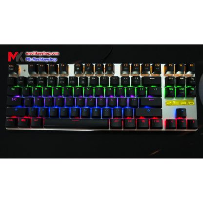Bàn phím cơ Zero - 87 phím led Rainbow, bảo hành 1 năm chính hãng
