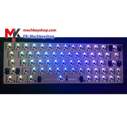 Bộ kit PCB/ Plate bàn phím cơ GK64s (Bluetooth, RGB, Hotswap, led gầm)