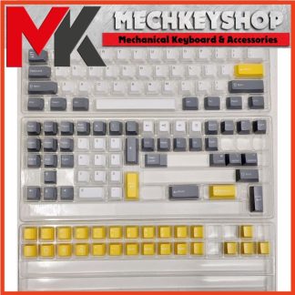 Bộ nút Keycap FL GP87 Silent Gray PBT double shot Cherry Profile cho bàn phím cơ