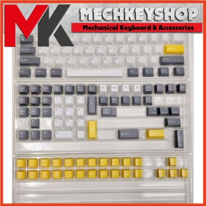 Bộ nút Keycap FL GP87 Silent Gray PBT double shot Cherry Profile cho bàn phím cơ