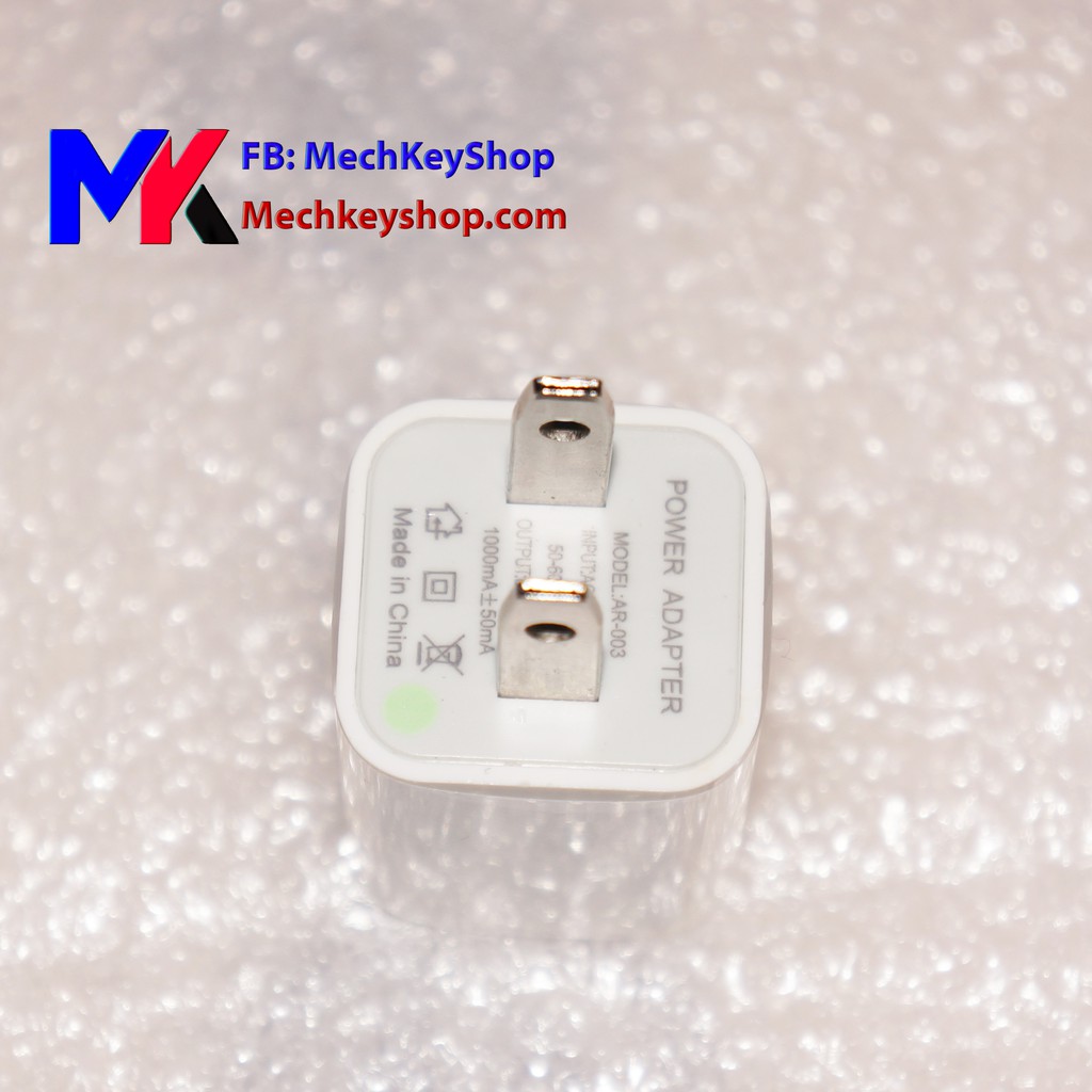 Dây nguồn/ củ sạc cho đồng hồ gỗ, camera wifi | dây DC to USB DC 3.5*1.35mm, củ 5v 1A GJ - Ảnh 5