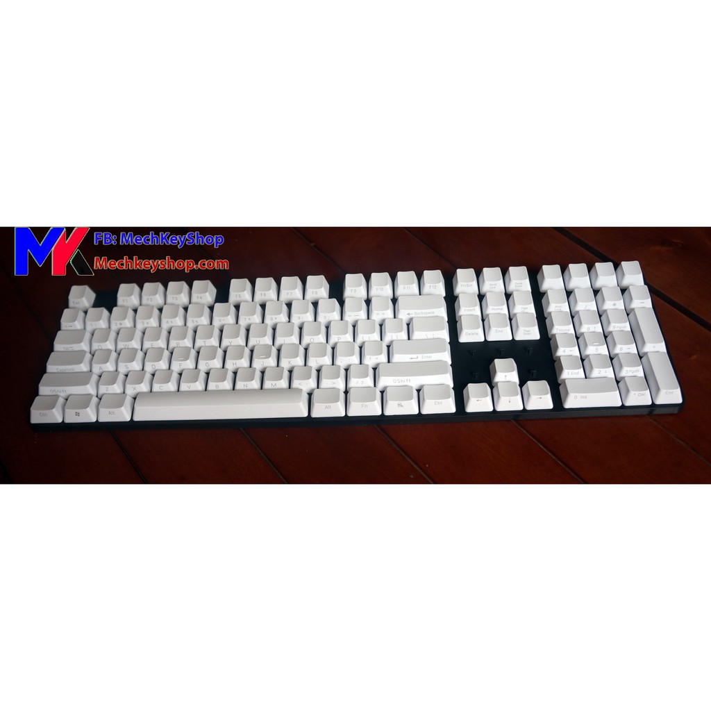 Bộ keycap 108 phím Thick PBT, WHITE NINJA - Ảnh 4