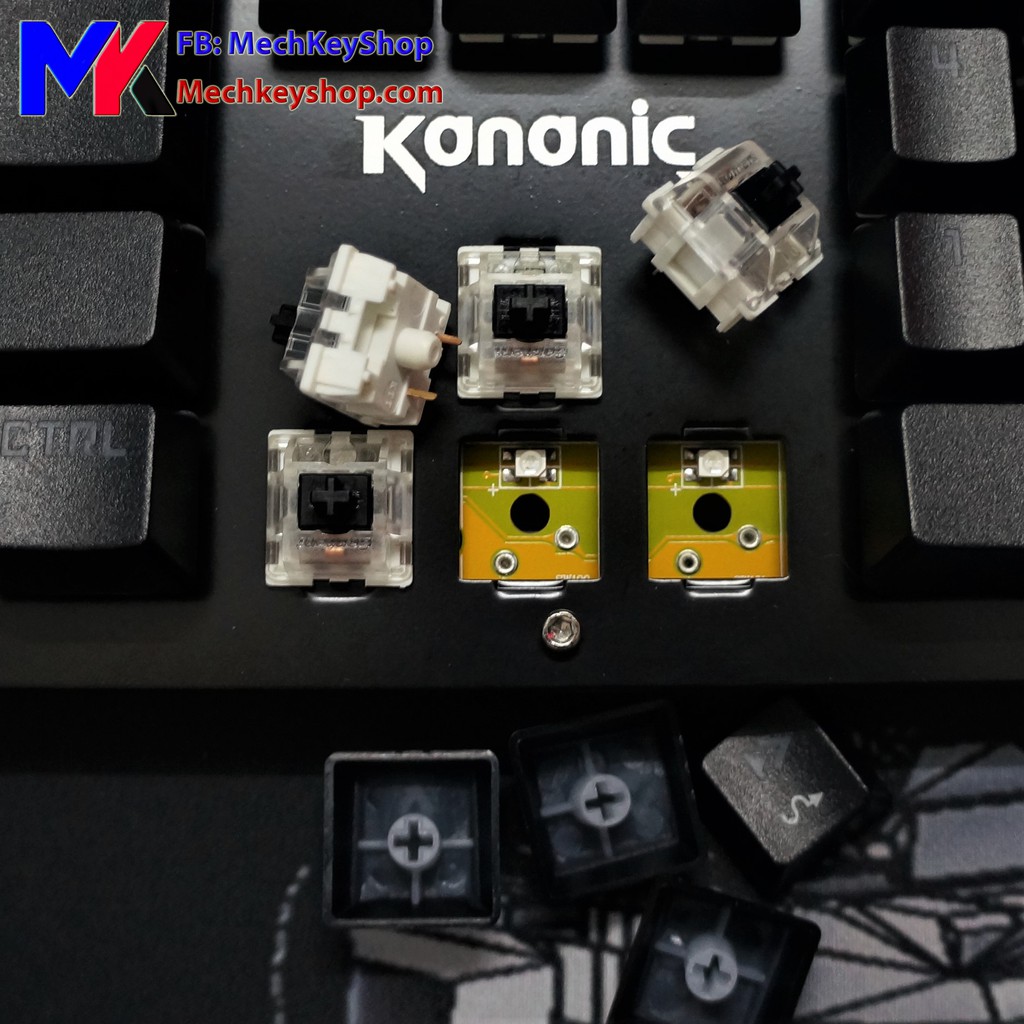 Bàn phím cơ Kananic TK1 RGB siêu rẻ, led 16.8 triệu màu, hỗ trợ hotswap - Ảnh 6