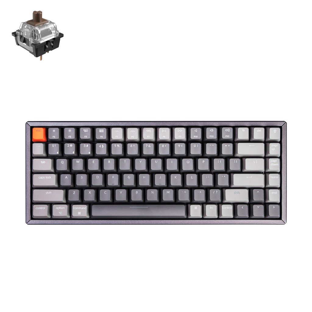 Bàn phím cơ Keychron K2 RGB case nhôm - Ảnh 11