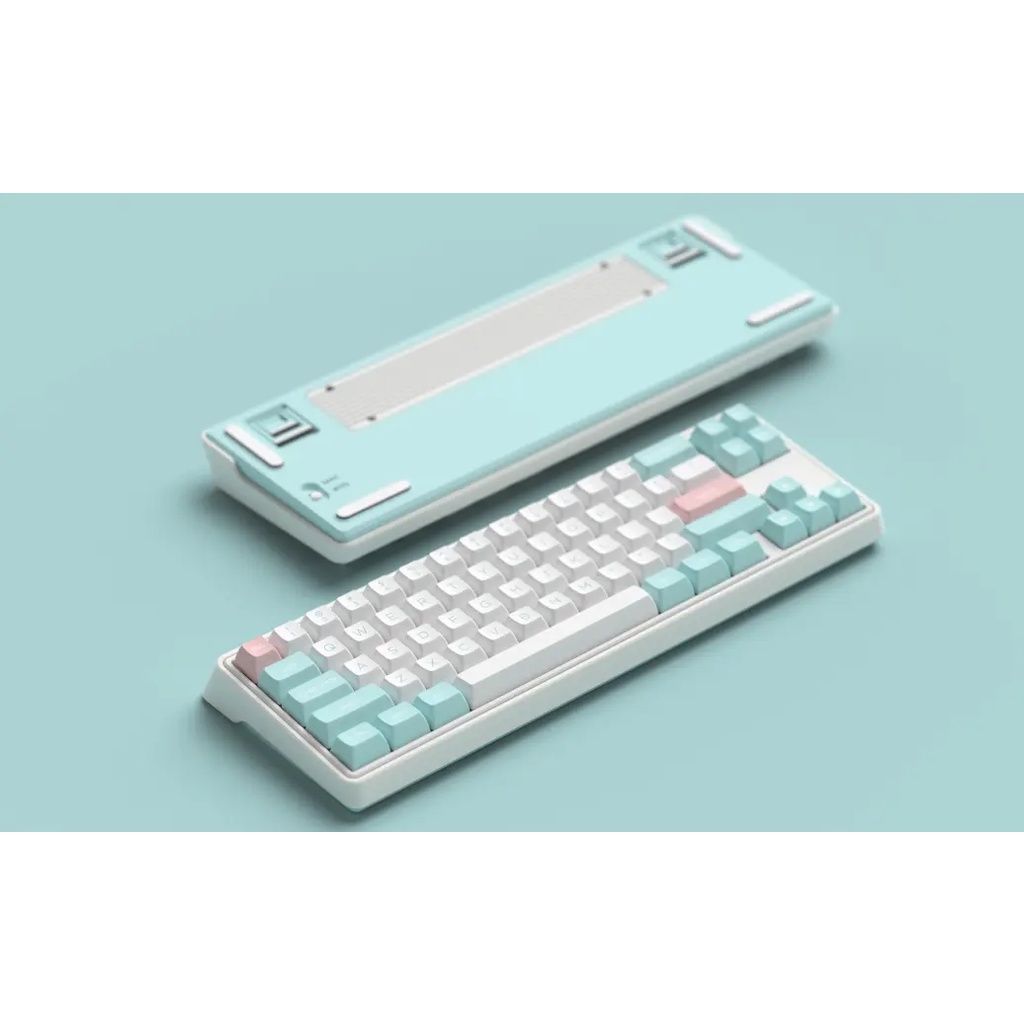 Bàn phím cơ FL-Esports CMK68 SAM Marshmallow/ Metal Heart 3 MODE l RGB/ Bluetooth / Wireless 2.4Ghz - Ảnh 4