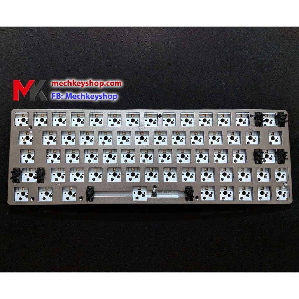 Bộ kit PCB/ Plate bàn phím cơ GK64s (Bluetooth, RGB, Hotswap, led gầm) - Ảnh 3