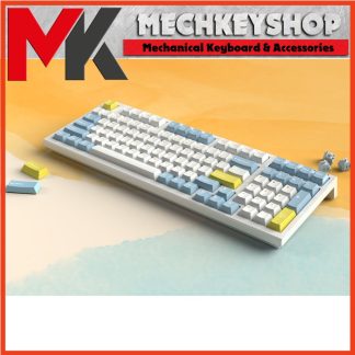 Bàn phím cơ không dây FL980 Sea Salt 3 chế độ - Hotswap - RGB