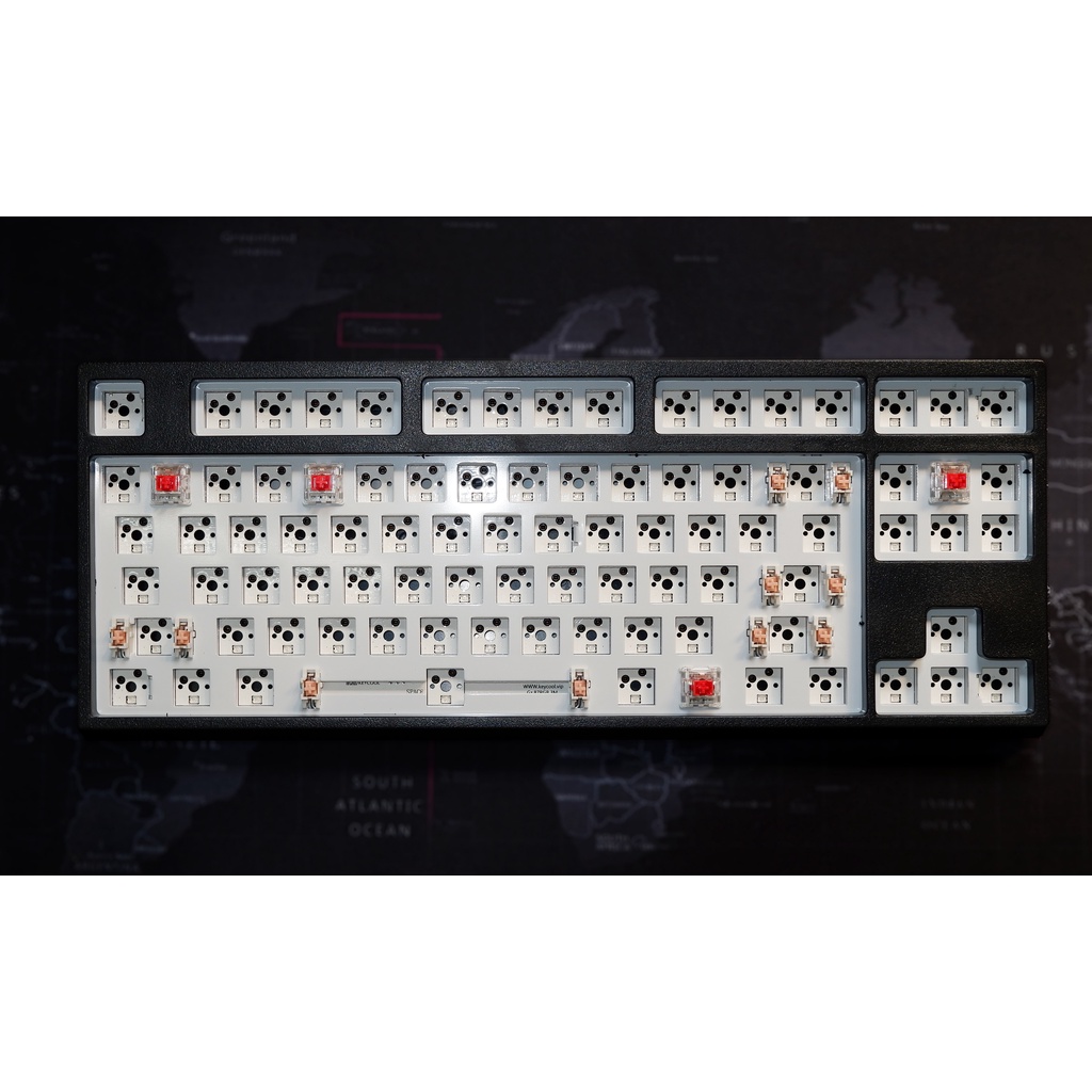 Bộ kit bàn phím cơ Keycool KC87 3 chế độ kết nối, mạch hotswap xuôi, RGB GZ87 M3 - Ảnh 8