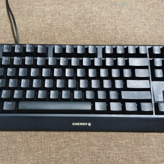 Bàn phím cơ Cherry MX 1.0 TKL màu đen, layout TKL có cụm phím mũi tên và Num rút gọn.