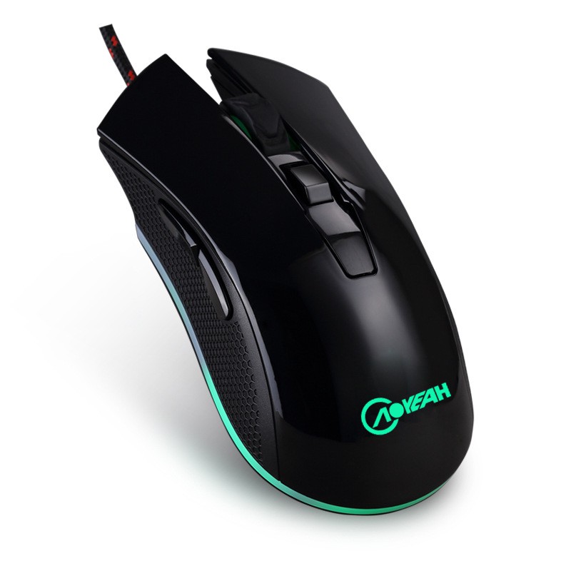 Chuột game Aoyeah E-Sport 3200DPI led 7 màu breathing - Ảnh 3