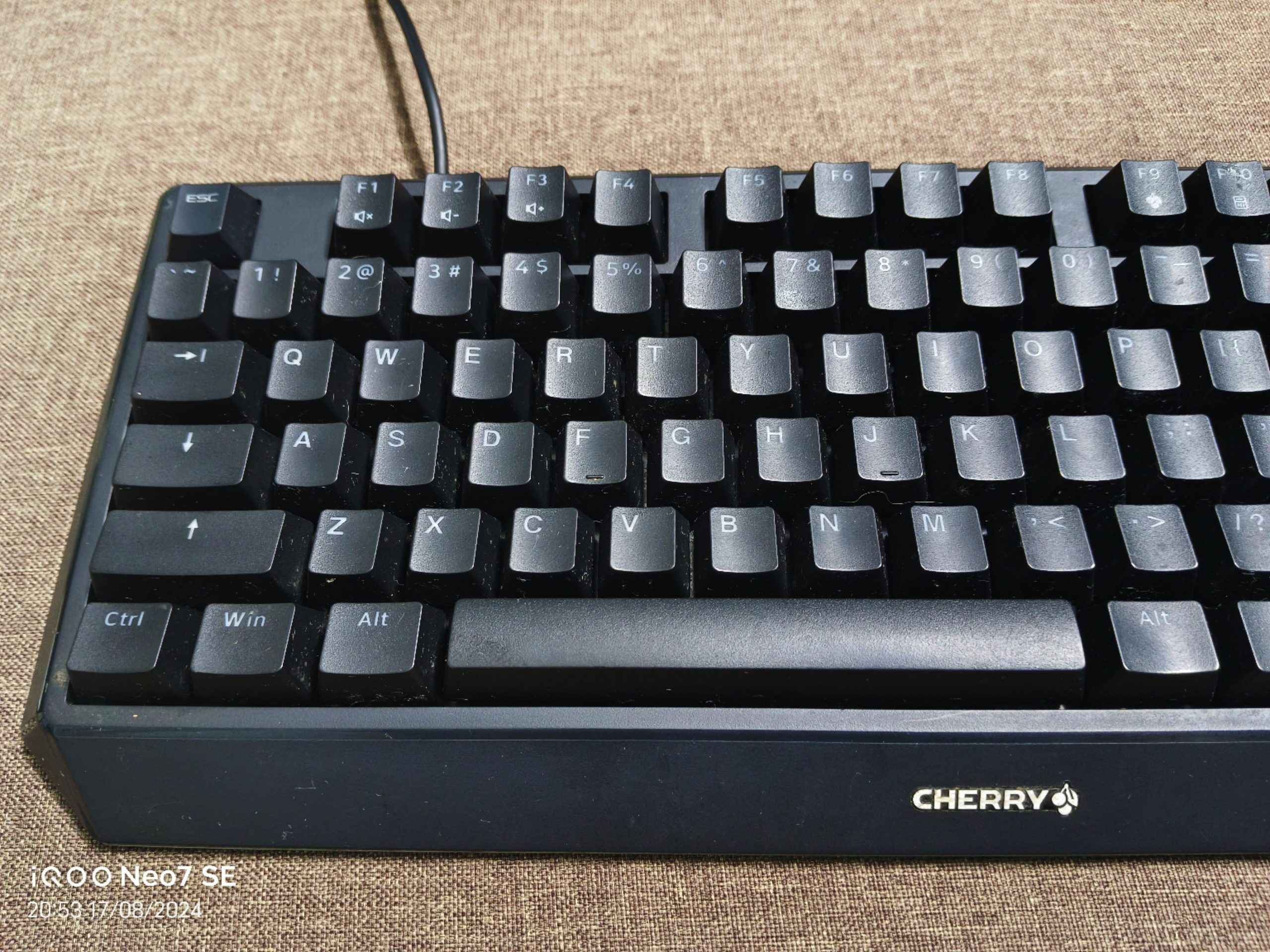 Bàn phím cơ Cherry MX 1.0 TKL NBL (Black - Brown switch) - Ảnh 4