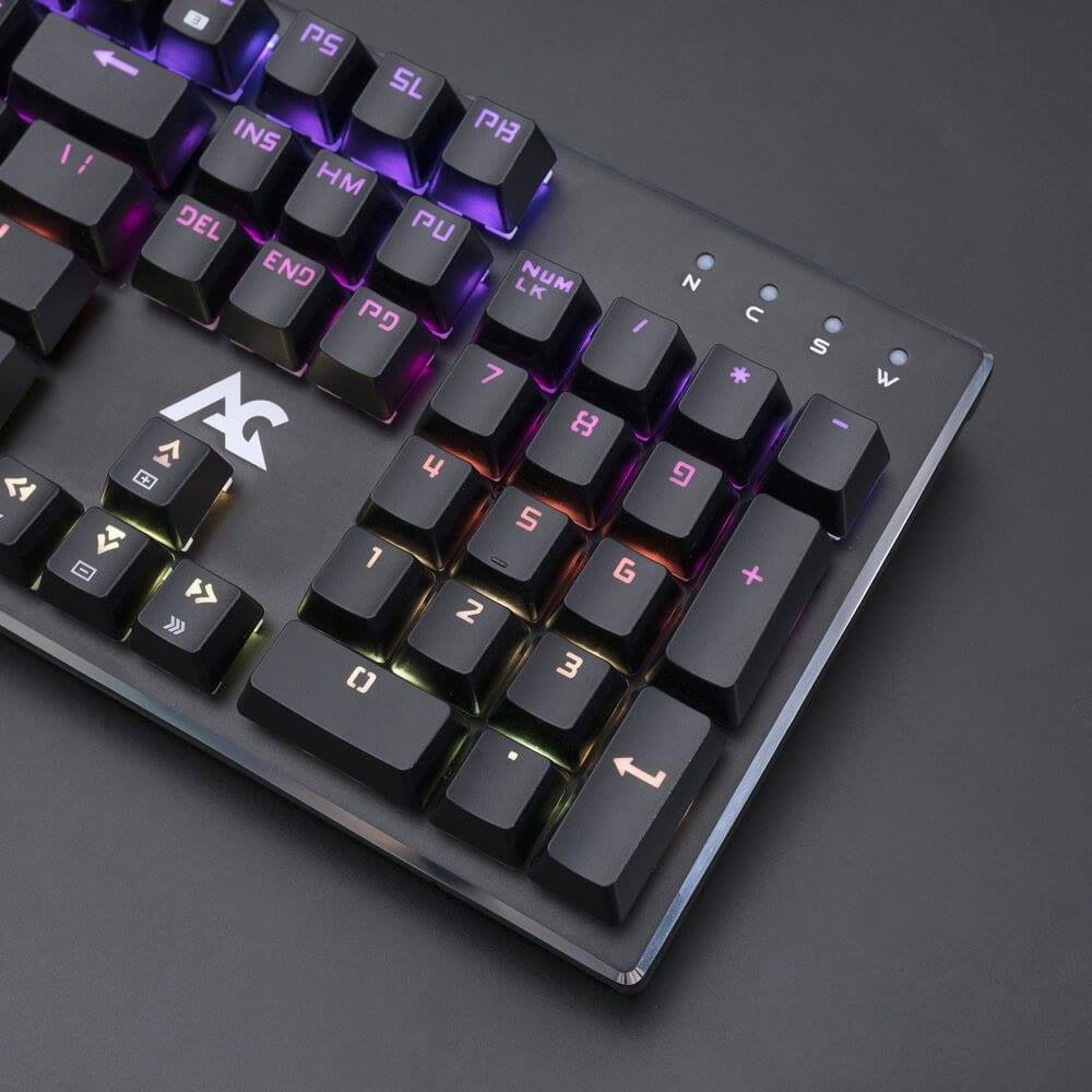 Bàn phím cơ ACGAM AG-109R, led RGB, nháy theo nhạc, Driver điều khiển - Ảnh 5