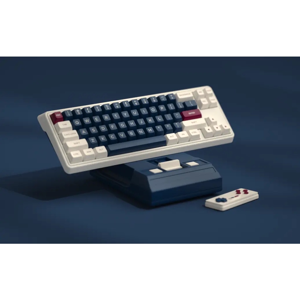 Bàn phím cơ FL-Esports CMK68 SAM Marshmallow/ Metal Heart 3 MODE l RGB/ Bluetooth / Wireless 2.4Ghz - Ảnh 6