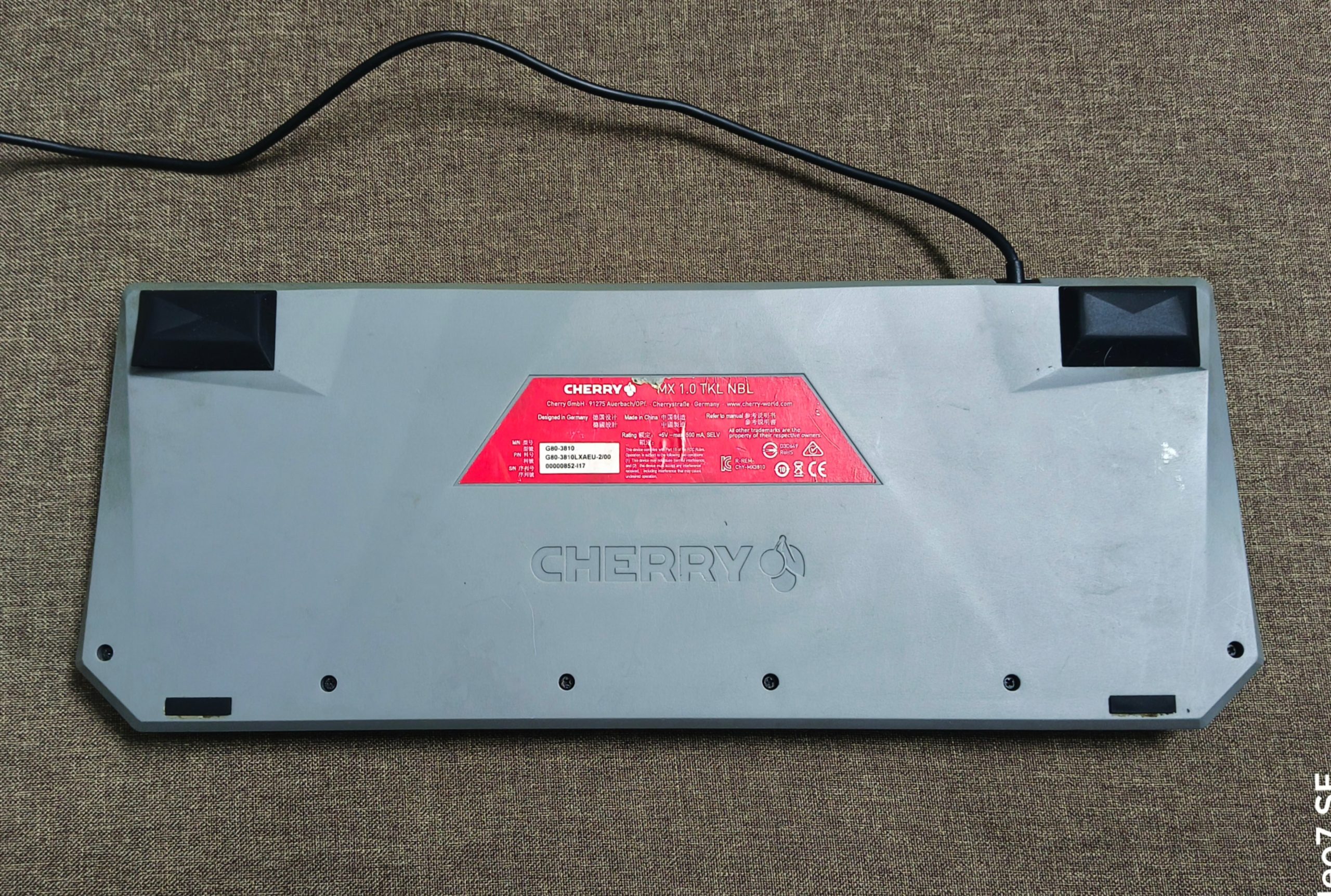 Bàn phím cơ Cherry MX 1.0 TKL NBL (Black - Brown switch) - Ảnh 9