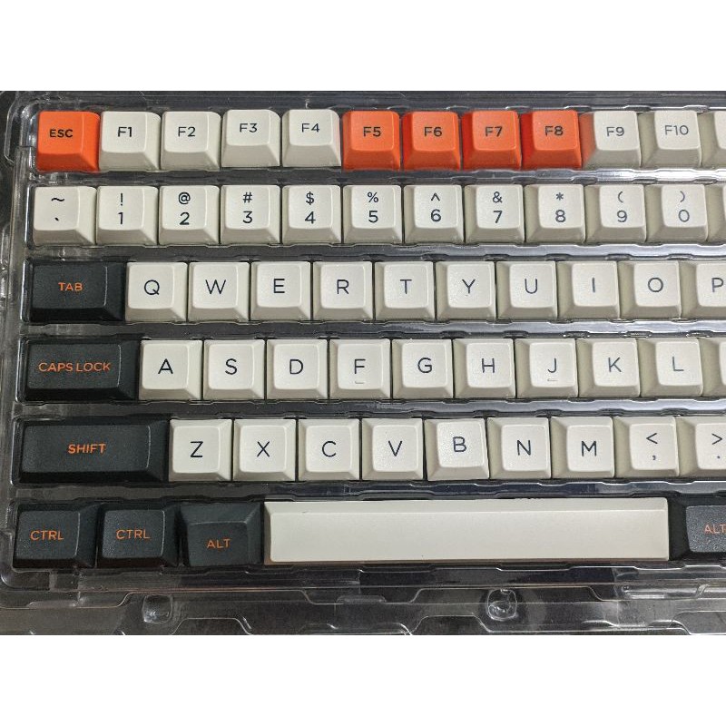 Bộ keycap Carbon PBT Double Shot DSA profile - Ảnh 5