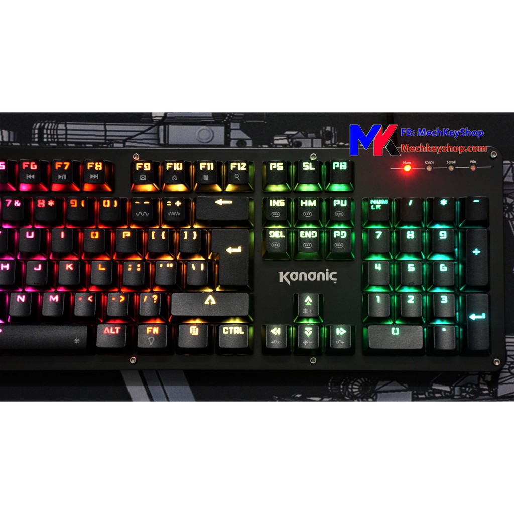 Bàn phím cơ Kananic TK1 RGB siêu rẻ, led 16.8 triệu màu, hỗ trợ hotswap - Ảnh 4