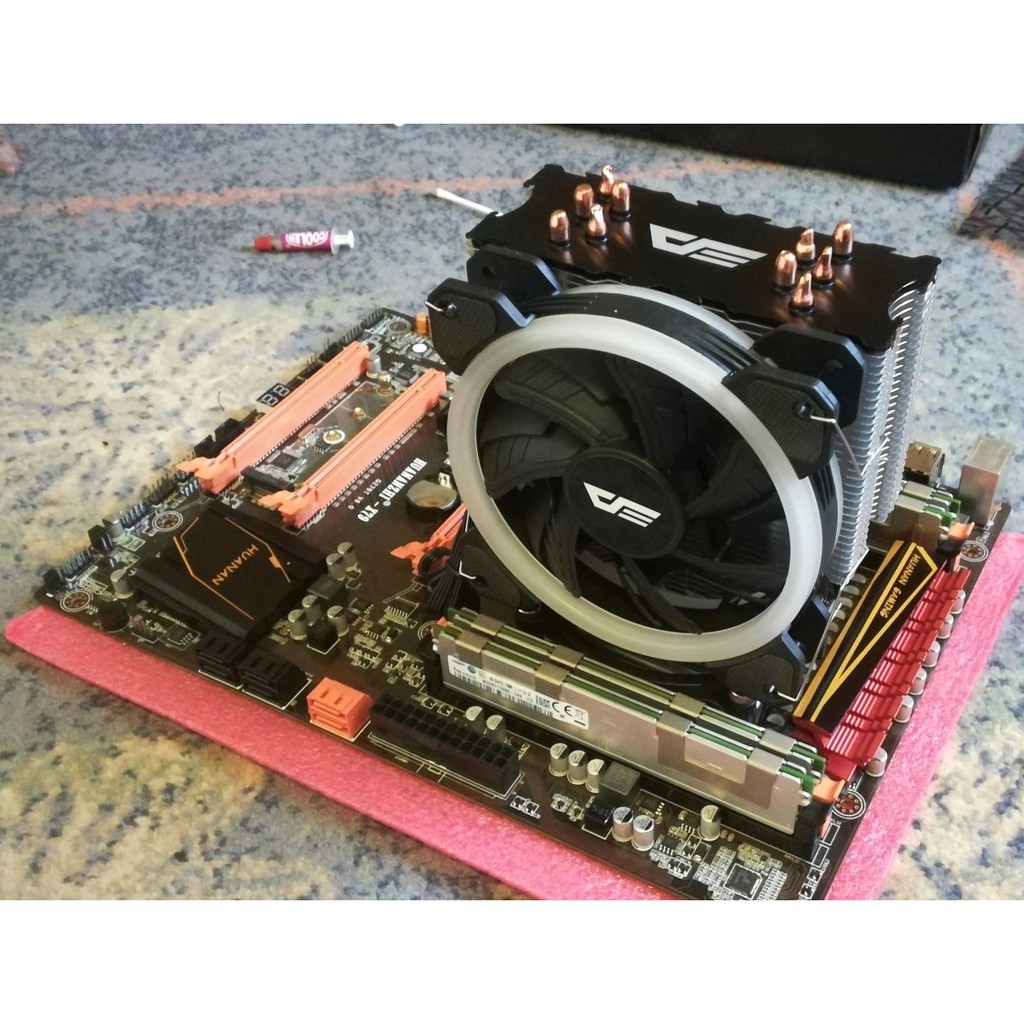 Quạt Tản Nhiệt CPU Aigo L5 - 5 Ống Đồng - Tương Thích Intel: LGA 2011/115X/775/1366 AMD: AM2+/AM3+/AM4 - Ảnh 7