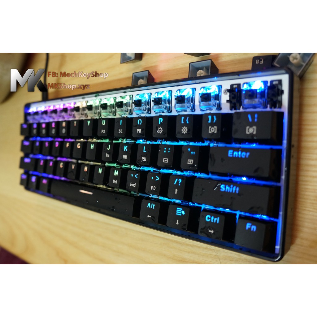 Bàn phím cơ GK61 - RGB, Gateron switch quang học - Ảnh 9