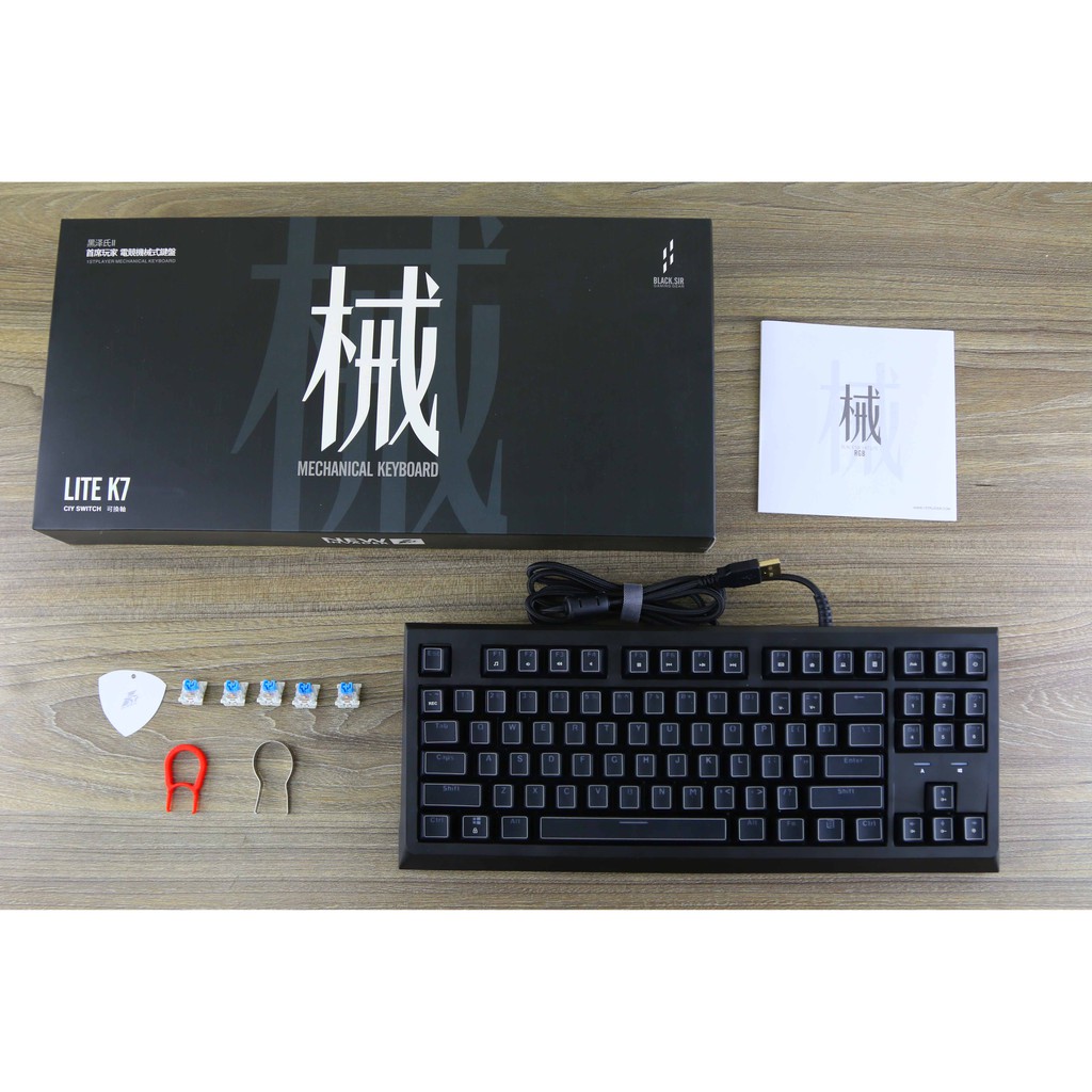 Bàn phím cơ RGB hotswap 1stPlayer K7 Lite bảo hành 6/2021 - Ảnh 8