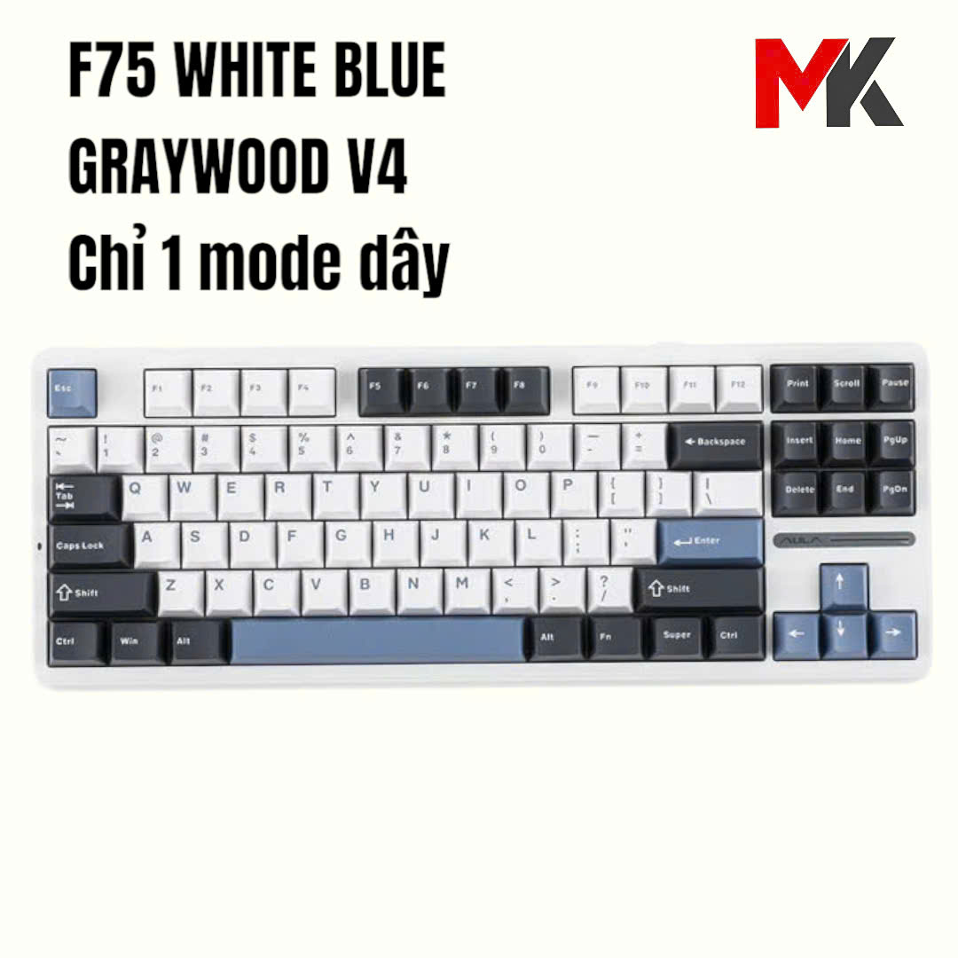 Bàn Phím Cơ Aula F87 | 3 Mode, Hotswap, RGB | Gasket Mount | MKShop - Ảnh 14