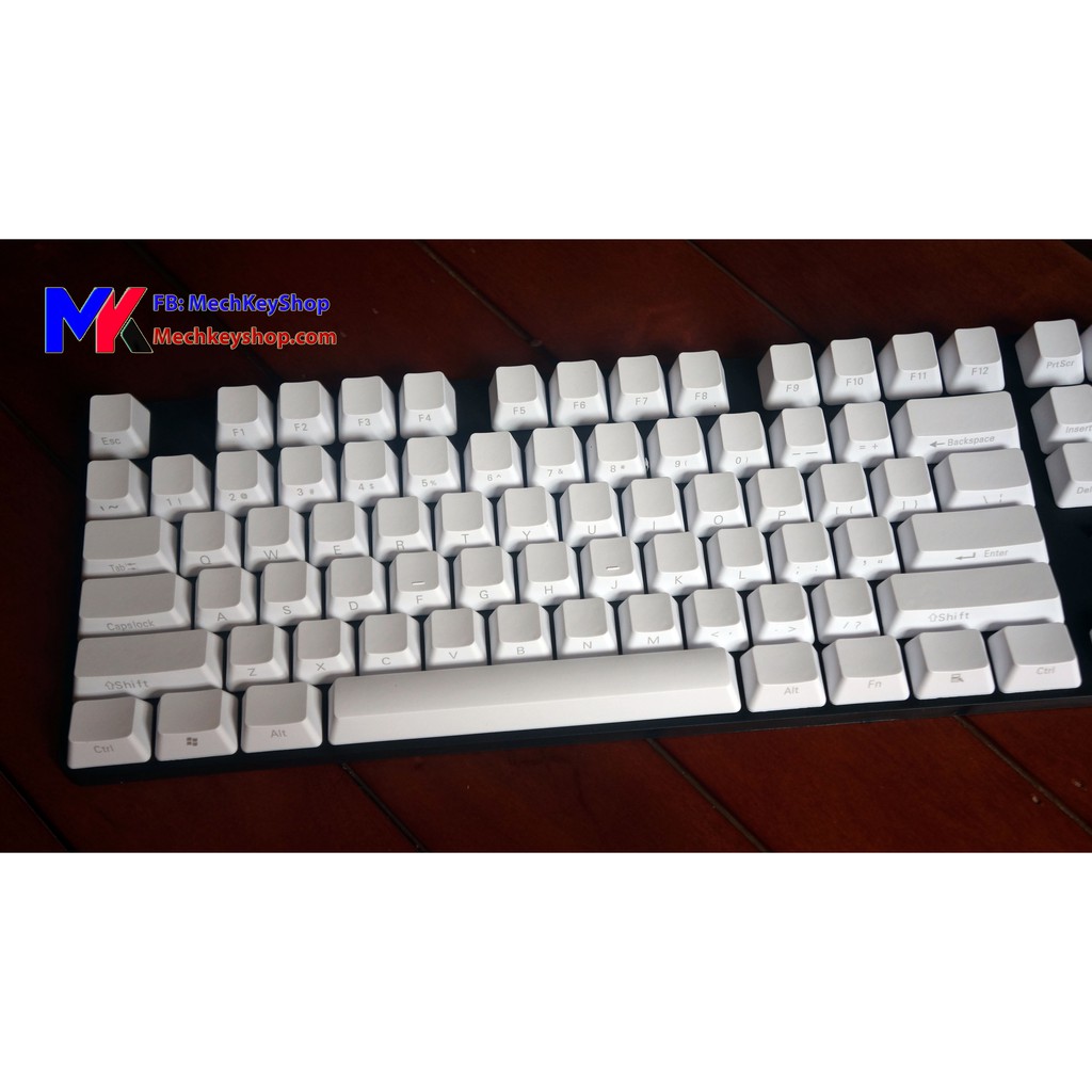 Bộ keycap 108 phím Thick PBT, WHITE NINJA - Ảnh 3