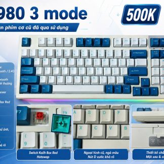 Bàn Phím Cơ FL-Esports FL980 3 Mode (Cũ / Có Khuyết Điểm) - Full Hotswap, Kailh Box Red | MKShop