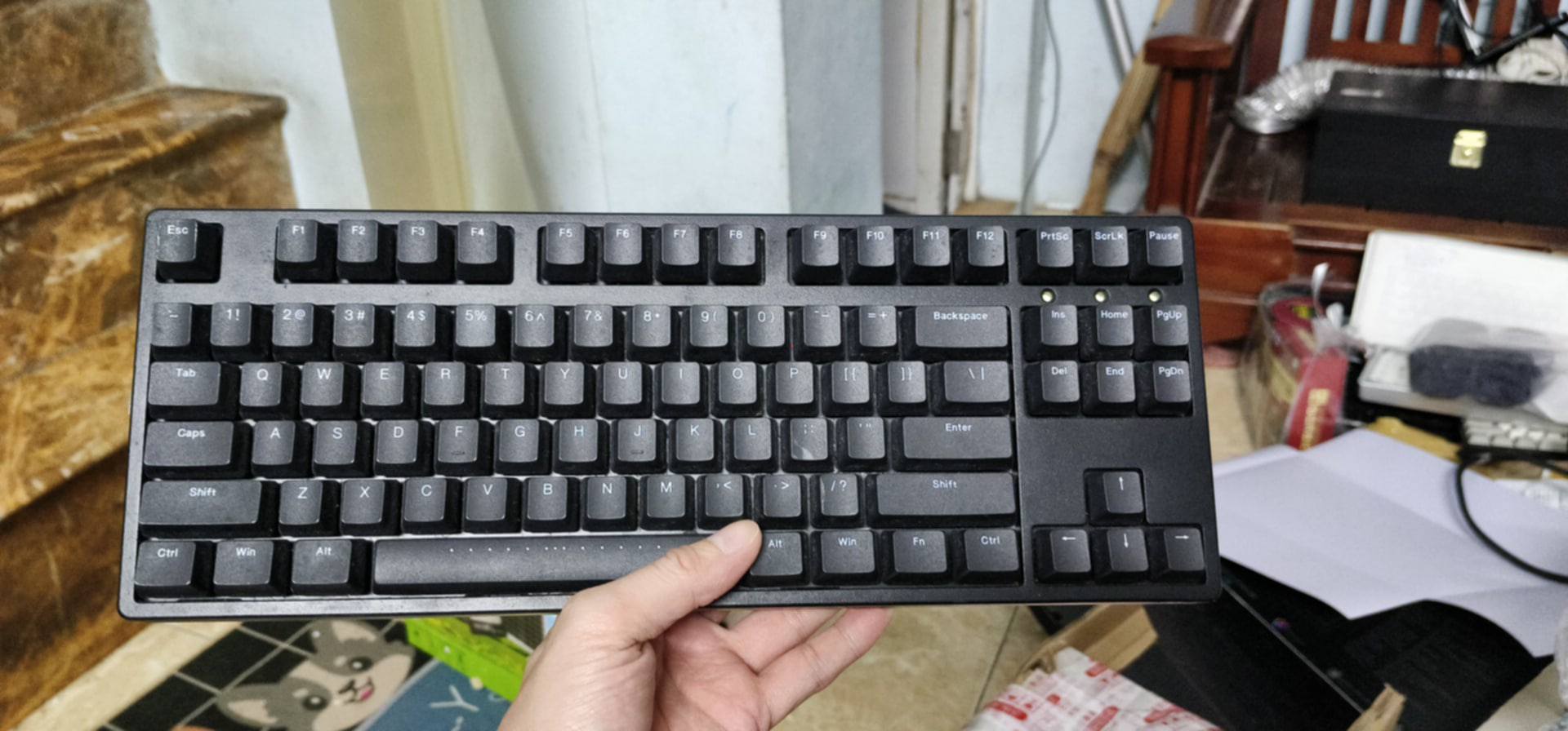 Bàn Phím Cơ IKBC W200 Black - Hàng Cũ, Kết Nối 2.4G, Cherry MX Brown | MKShop - 001