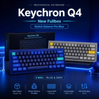 Bàn Phím Cơ Keychron Q4 (New Fullbox) - Vỏ Nhôm CNC, Layout 60% | MKShop